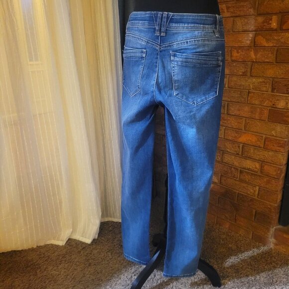 NWOT Distressed Democracy Ab-Technology Blue Jeans (light Skinny) - Size 8 - Picture 4 of 13